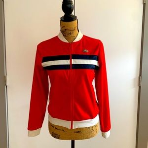 Women or Men Lacoste zip up size 38 small